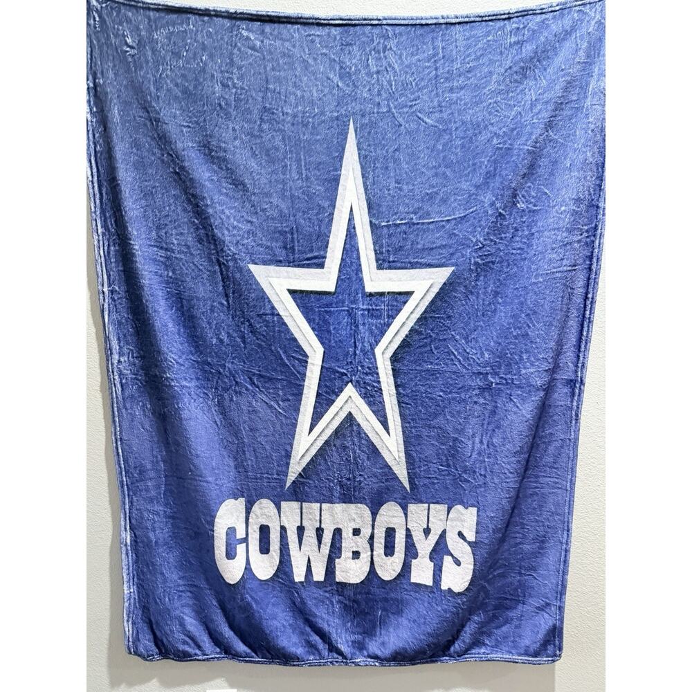 Dallas Cowboys Plush Throw Blanket 40x50 NFL Football Brand New